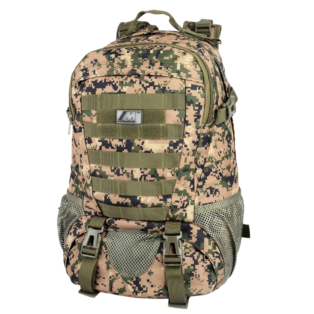 BL080-JD 28 L Tactical Military Assault Outdoor Hiking Camping Hunting Molle Backpack - Jungle Digital Color