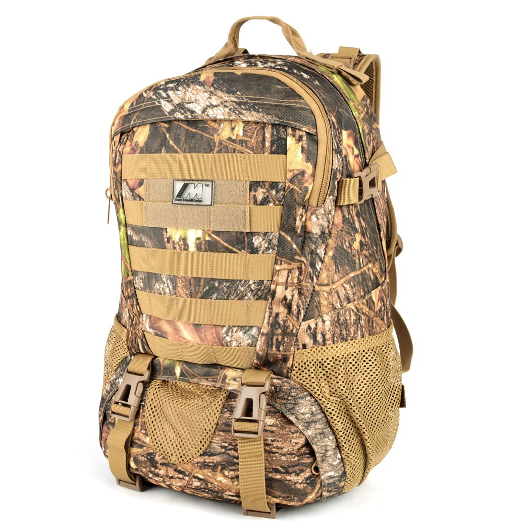 BL080-ML 28 L Tactical Military Assault Outdoor Hiking Camping Hunting Molle Backpack - Maple Leaf