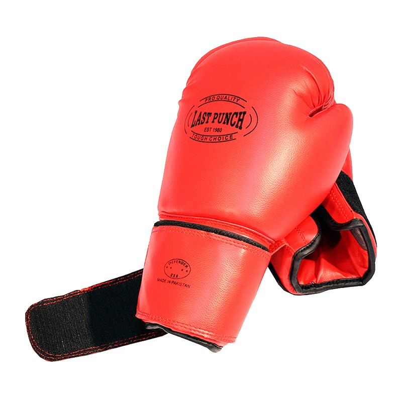 4054 Pair of Pro Boxing Glove for Professional Boxers - Red