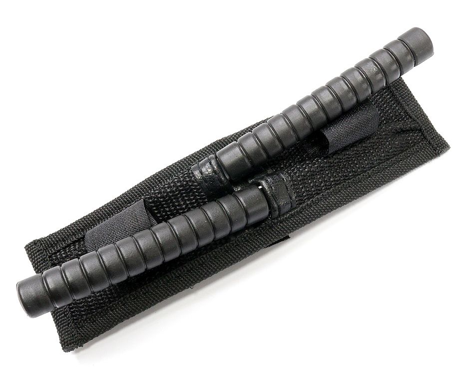 5229 Non Interlocking Throwing Knives Baton with Sheath - Set of 2