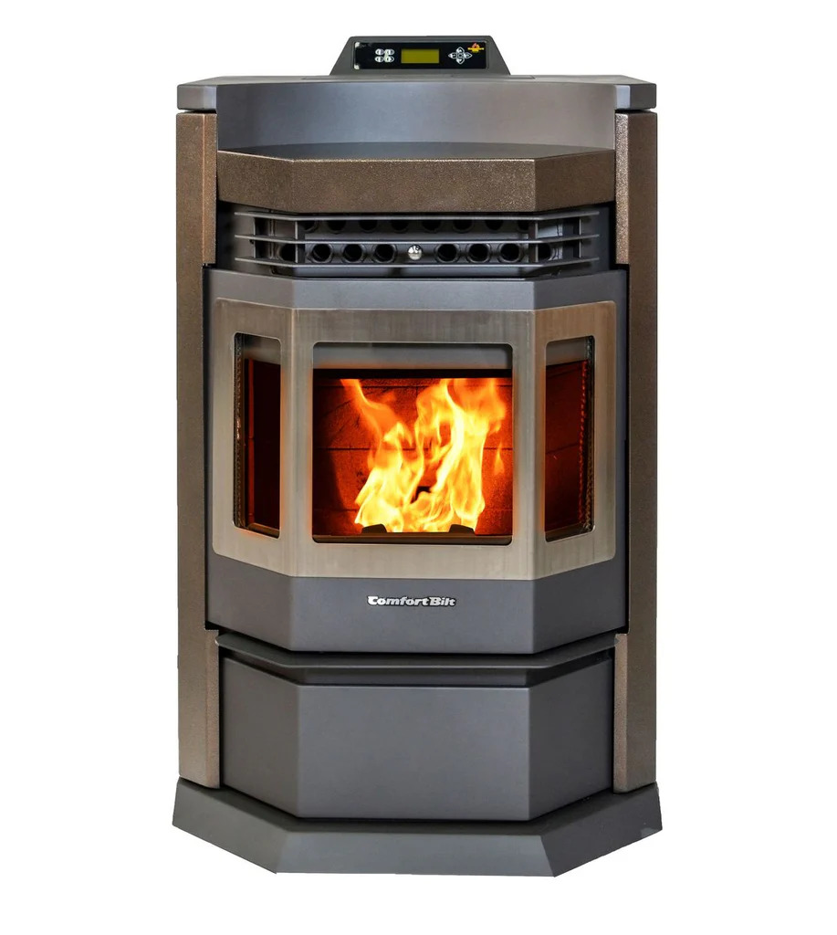 Picture of Comfortbilt HP22NSS Brown Pellet Stove with 80 lbs Hopper Capacity - Brown