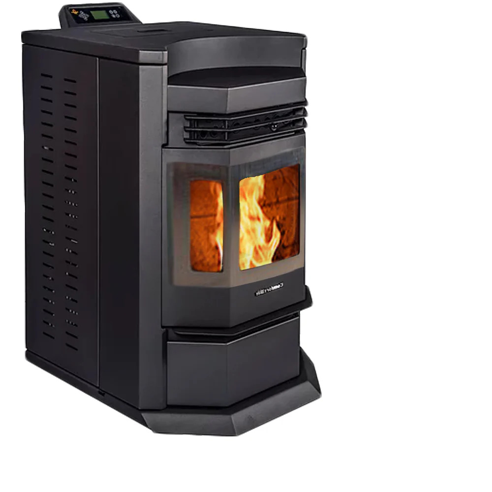 Picture of Comfortbilt HP2NSS Black Pellet Stove with 80 lbs Hopper Capacity - Black