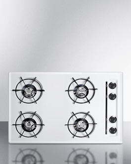 Picture of Summit Appliance WNL05P 30 in. Gas Open Burner Cooktop&#44; White