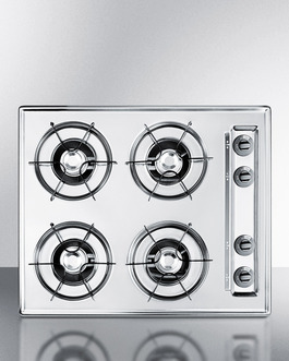 Picture of Summit Appliance ZNL03P 24 in. Gas Open Burner Cooktop&#44; Chrome
