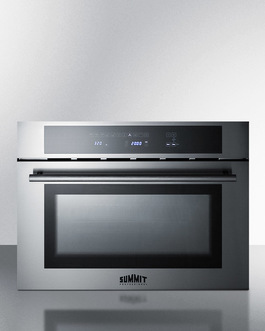 24 in. 1.34 cu. ft. Total Capacity Electric Single Wall Oven, Stainless Steel -  Summit Appliance, SU460040