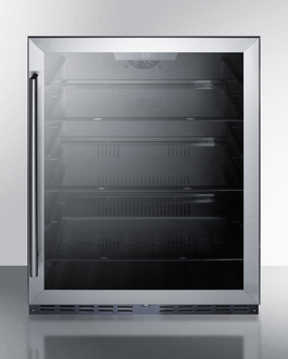 Picture of Summit Appliance AL57GCSS 24 in. Freestanding Counter Depth Compact Refrigerator&#44; Stainless Steel