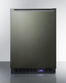 SCFF53BXKSHH 24 in. Freestanding or Built in Upright Counter Depth Freezer, Black -  Summit Appliance