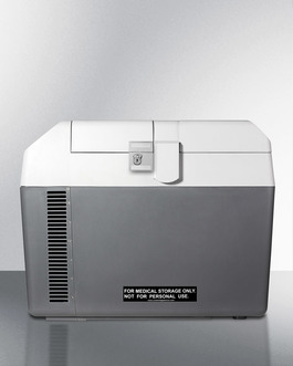 Picture of Accucold SPRF26M Portable 12 & 24V Cooler Capable of Operating at Freezer or Refrigerator with Lock & Trolley - Gray