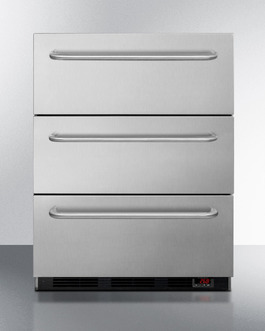 Picture of Accucold EQFM3D 3 Drawer Manual Defrost&#44; Under Counter Drawer Freezer for Replaces SPF5DSSTB5
