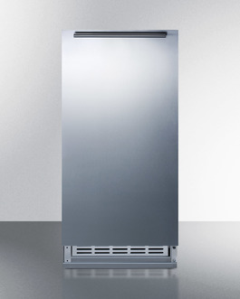 Picture of Summit BIM25H34IF 15 in. Wide Built-in Icemaker&#44; No Drain Needed - Stainless Steel