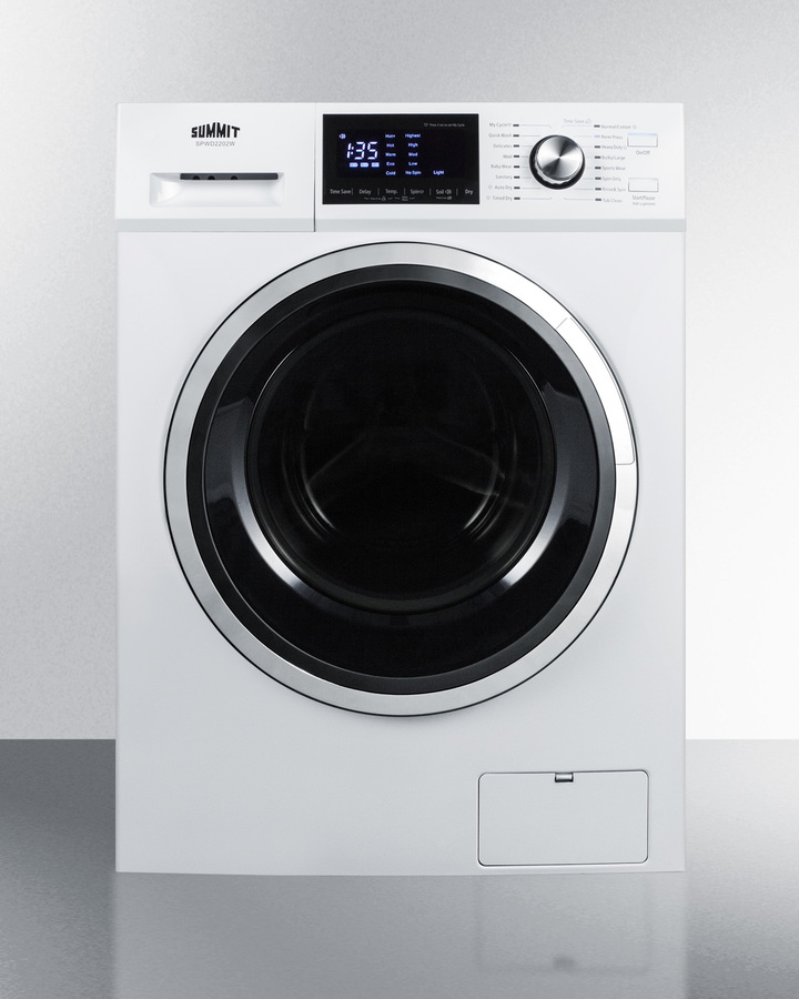 Picture of Summit Appliance SPWD2202W 24 in. 115V Washer & Dryer Combo for Non Vented&#44; White