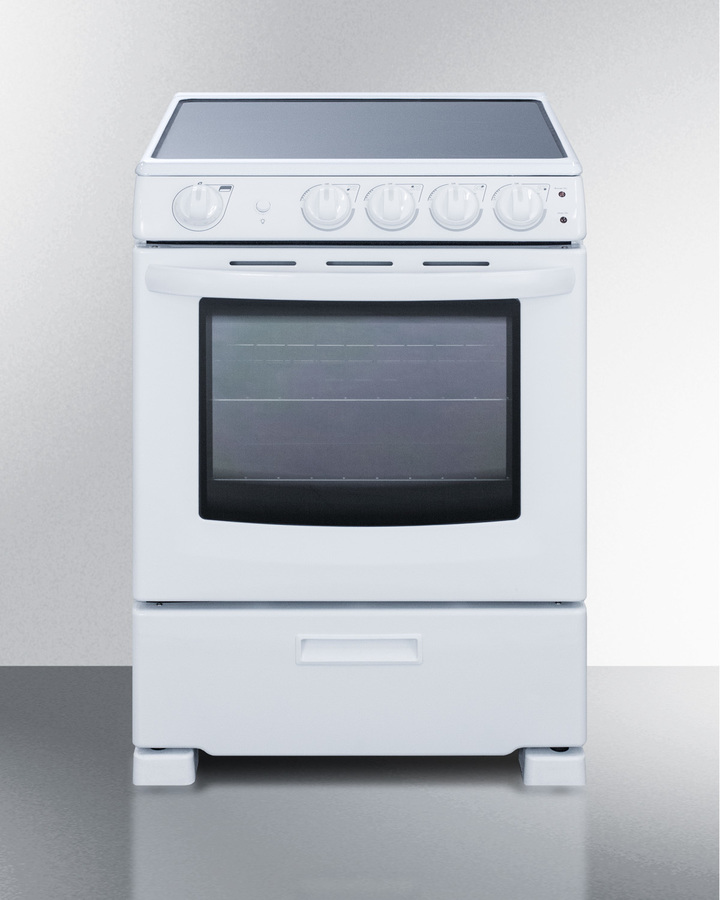 Picture of Summit Appliance REX2421WRT 24 in. Wide Electric Smooth-Top Range&#44; White
