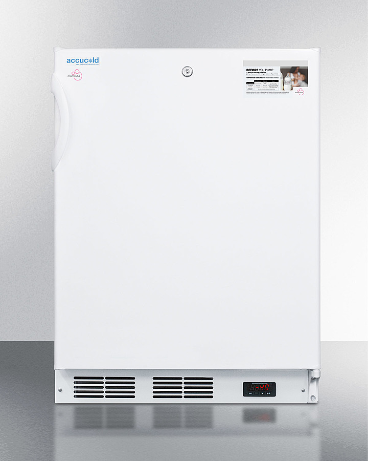 VT65MLBIMCADA 24 in. ADA Compliant Wide Momcube Breast Milk Freezer, White -  Summit Appliance