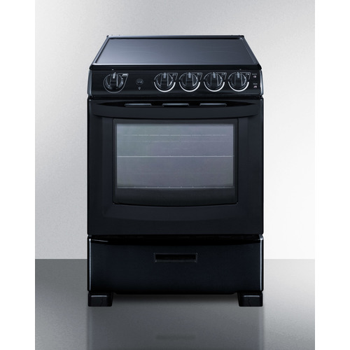 Picture of Summit Appliance REX2431BRT 36.5 x 23.75 x 24.25 in. Smooth-Top Electric Range&#44; Black
