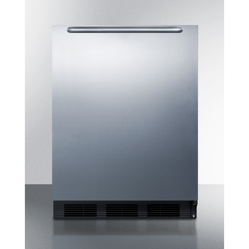 AR5BS 32.25 x 23.63 x 23 in. ADA Compliant Built-In Undercounter All-Refrigerator with Stainless Steel Door, White cabinet -  Summit Appliance