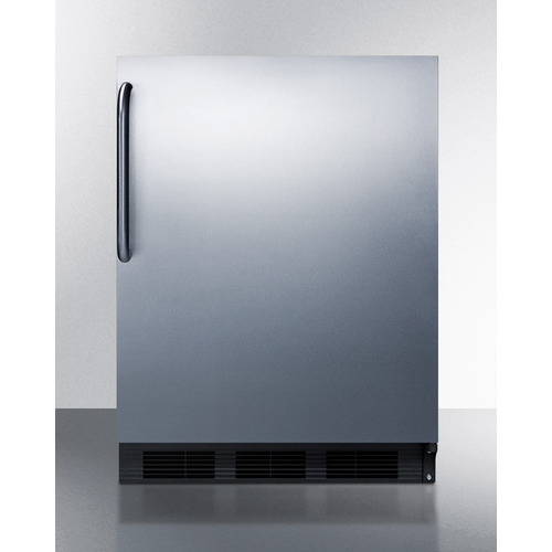 CT663BKCSSADA 32.38 x 23.75 x 23.5 in. ADA Compliant Built-In Undercounter Refrigerator-Freezer, Stainless Steel -  Summit Appliance