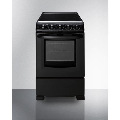 Picture of Summit Appliance REX2051BRT 36.5 x 19.75 x 24.25 in. Electric Smooth-Top Range&#44; Black