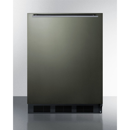 Picture of Summit Appliance FF63BKBIKSHHADA 32.25 x 23.63 x 23 in. ADA Compliant Built-In Undercounter All-Refrigerator&#44; Black Stainless Steel