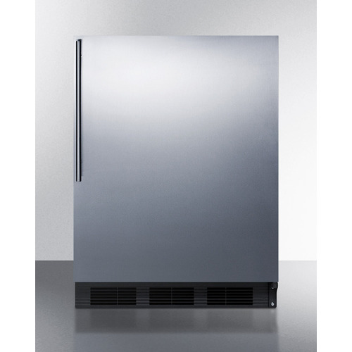 Picture of Summit Appliance FF7BKBISSHV 33.25 x 23.63 x 23.5 in. Built-In Undercounter All-Refrigerator&#44; Black Cabinet