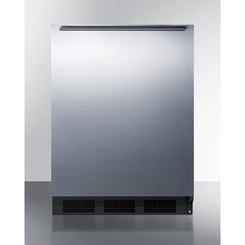 FF7BKSSHHADA 32.25 x 23.63 x 23.5 in. ADA Compliant All-Refrigerator, Black Cabinet -  Summit Appliance