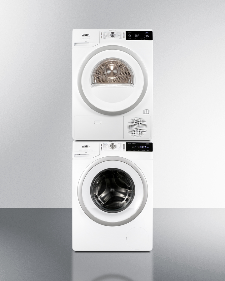Picture of Summit Appliance SLS24W3P 100W Washer & Heat Pump Dryer Combination&#44; White