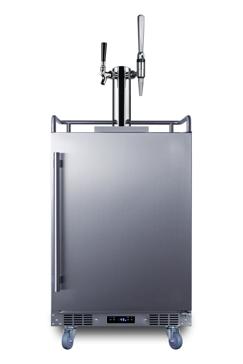 SBC682CMTWIN 24 in. Built-In Cold Brew & Nitro-Infused Coffee Kegerator -  Summit Appliance