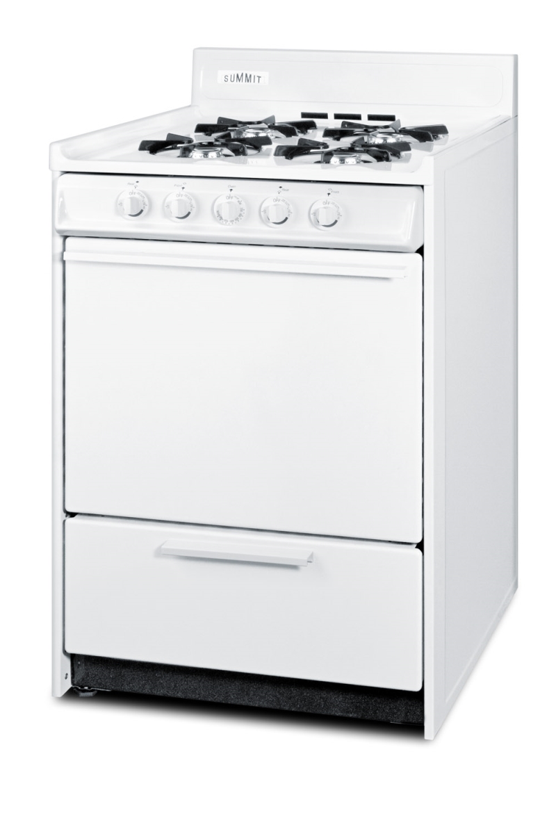 Picture of Summit Appliance WLM610P 24 in. Propane Gas Range&#44; Battery Start