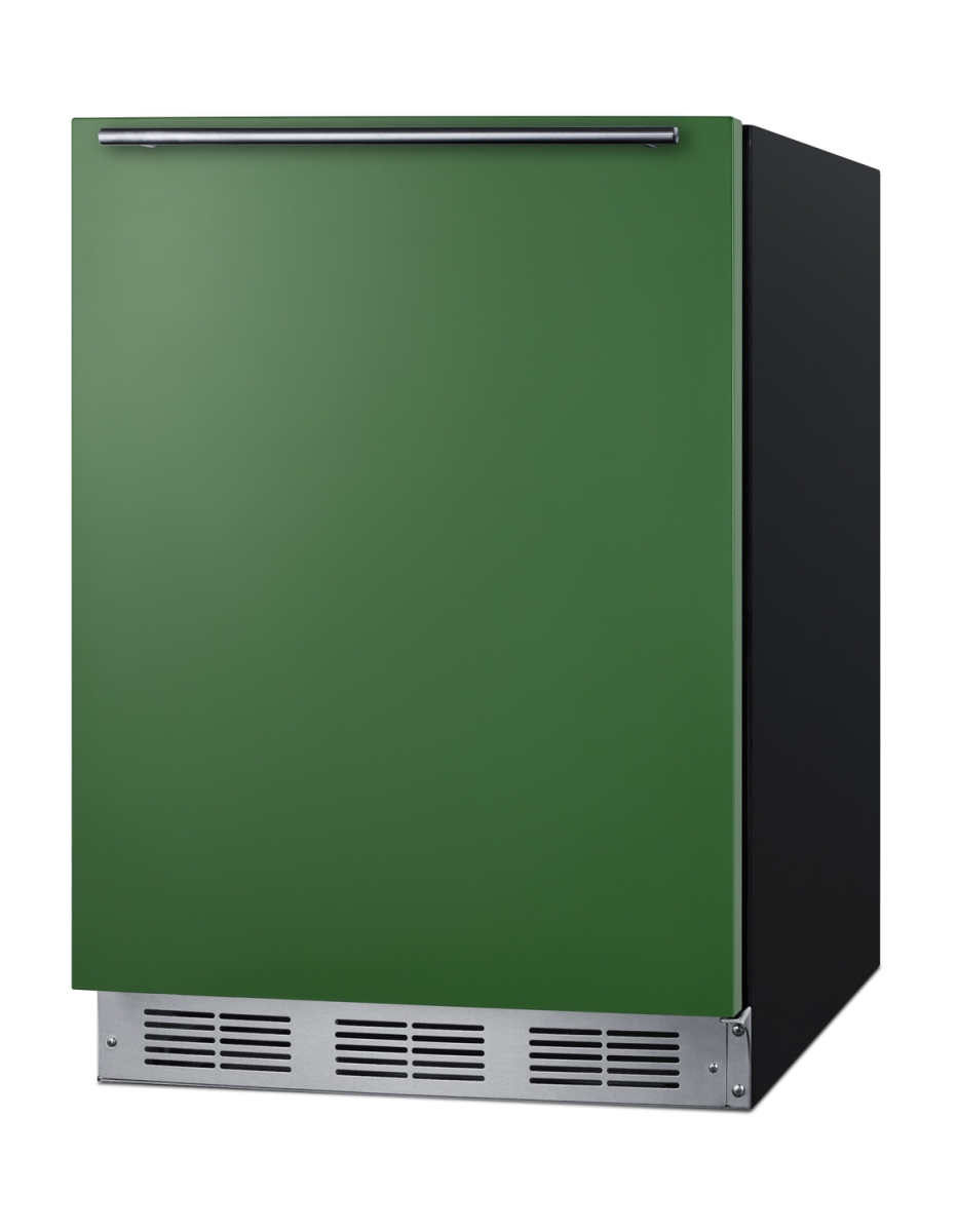 BRF631BKGADA 24 in. Wide ADA Compliant Refrigerator-Freezer, Green -  Summit