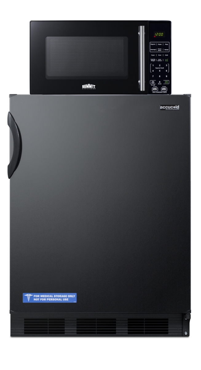 MRF66BKA Microwave & Refrigerator-Freezer Combination with Allocator -  Summit