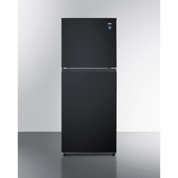 FF1087B 24 in. Energy Star Certified 10.1 cu. ft. Top Mount Frost-Free Refrigerator-Freezer, Black -  Summit Appliance