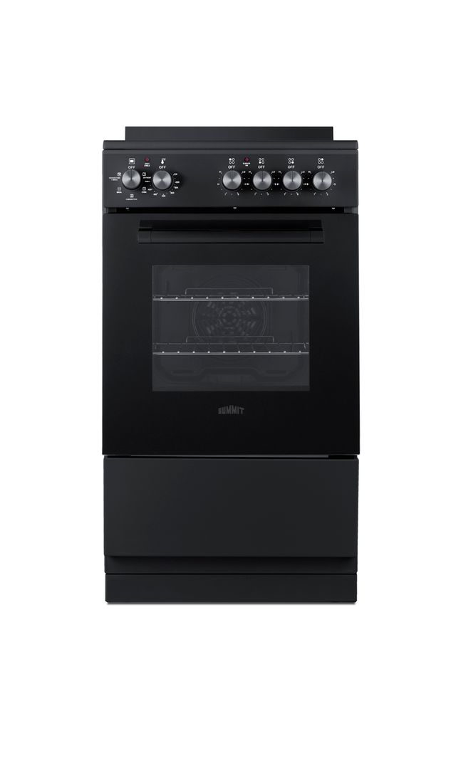 REXT20BL 20 in. Wide Electric Smooth-Top Range -  Summit Appliance