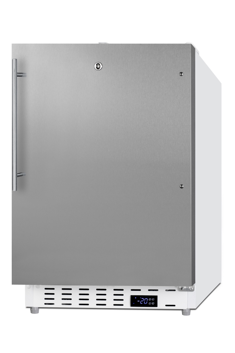 Picture of Accucold ADA305AFSSHVLHD 20 in. Wide Built-In Healthcare All-Freezer&#44; Stainless Steel - ADA Compliant