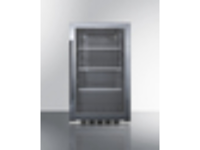 Picture of Summit SPR488BOSH34CSS 3.13 cu. ft. Shallow Depth Indoor-Outdoor Beverage Cooler&#44; Black