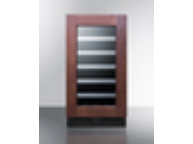 Picture of Summit CL18WCPNRLHD 17.5 in. Wide Left Hinge Door Built-In Wine Cellar - Black