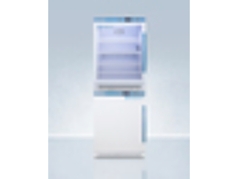 Picture of Accucold ARG6PV-AFZ5PVBIADASTACKLHD 23.38 in. Wide Performance Series Glass Door All-Refrigerator & All-Freezer Combination - White