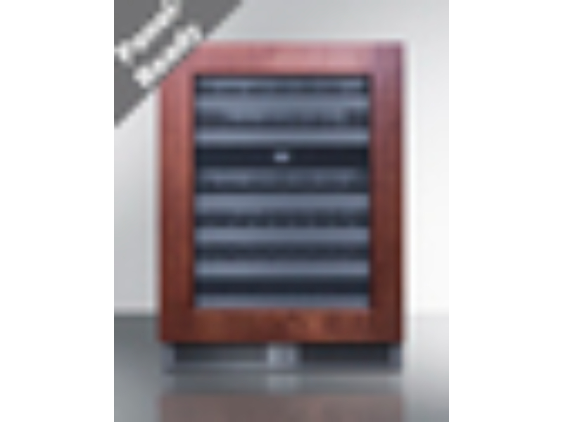 Picture of Summit CL244WC2PNRLHD 23.38 in. Dual Zone Built-In Wine Cellar - Black