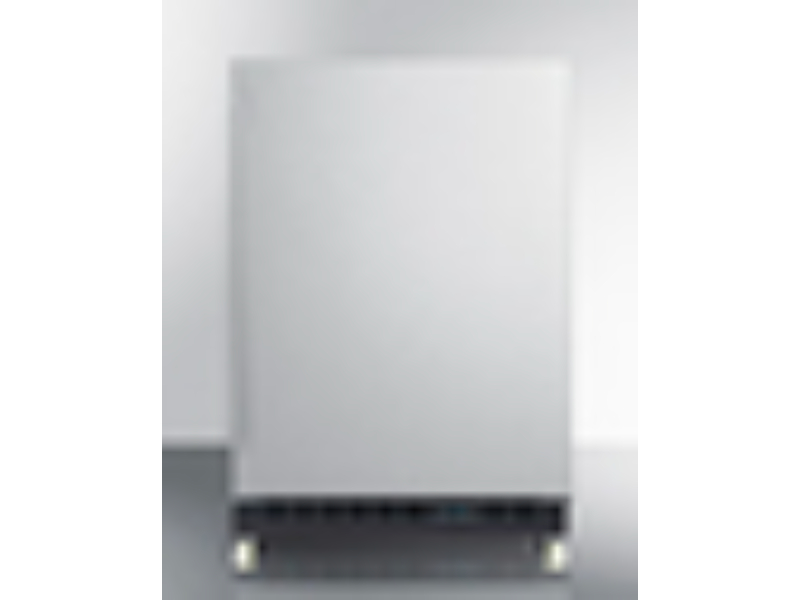 Picture of Summit SCR610BLSDRI 23.63 in. Wide Built-In Mini Reach-In Beverage Center with Dolly - Black