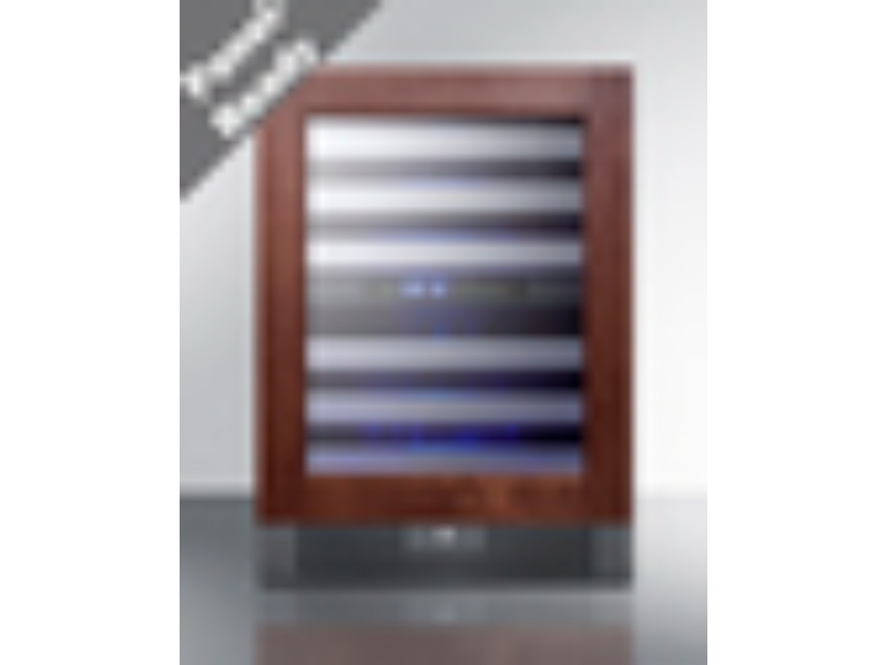 Picture of Summit SWC532BLBISTPNRLHD 23.63 in. 1.25A Wide Left Hinge Door Built-In Wine Cellar - Black