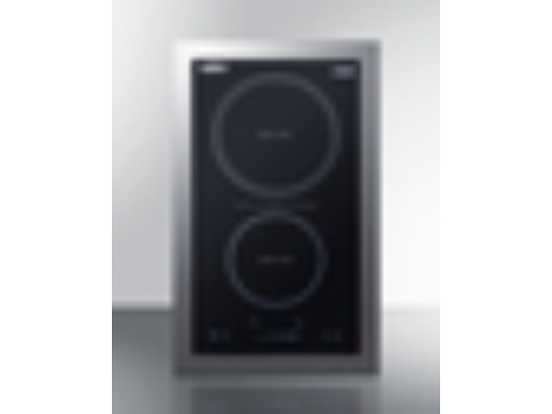 Picture of SUMMIT SINC2B115TK13 22.38 in. Wide 115V 2-Zone Induction Cooktop - Black