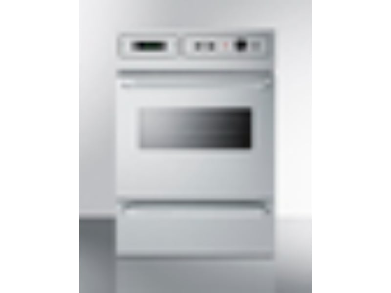 Picture of Summit TEM755BKW 24 in. Wide 115V Electric Wall Oven - Stainless Steel