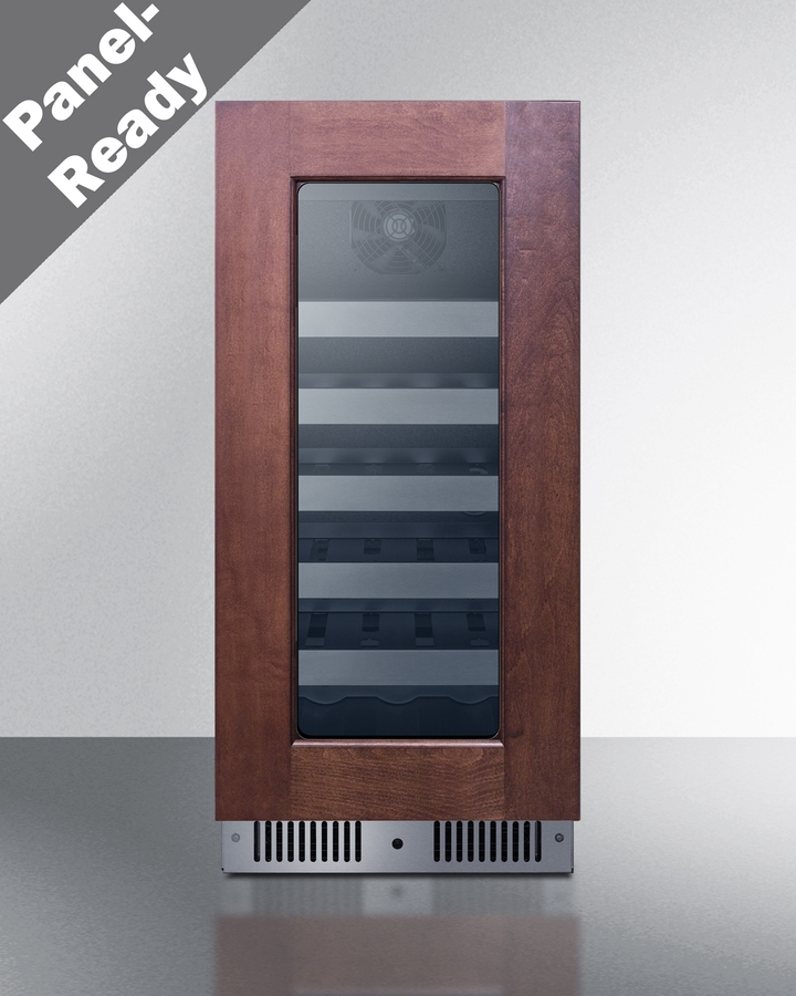 Picture of Summit Appliance CL155WC1PNRLHD Summit 15 Wine Cellar&#44; Built in Wine Refrigerator&#44; 20 Bottle Capacity&#44; Single Zone Wine Cellar&#44; Panel Ready* -  CL155WC1PNRLHD (*Panels not included) (Left Handed Door Swing)