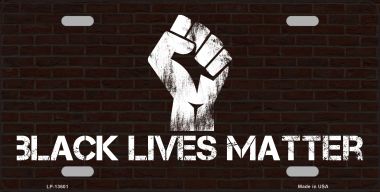 LP-13601 6 x 12 in. Black Lives Matter Brick Novelty Metal License Plate Tag