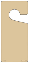 Picture of Smart Blonde DH-015 4 x 9 in. Gold Solid Blank Novelty Metal Door Hanger