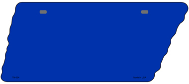 TN-004 5.5 x 12 in. Blue Solid Novelty Metal Tennessee License Plate Tag