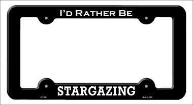 LPF-080 6 x 12 in. Stargazing Novelty Metal License Plate Frame