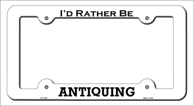 LPF-167 6 x 12 in. Antiquing Novelty Metal License Plate Frame
