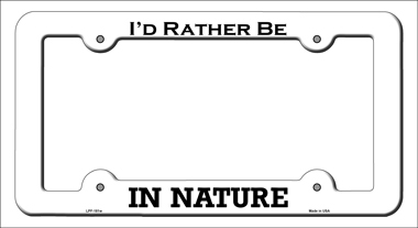 LPF-181 6 x 12 in. in Nature Novelty Metal License Plate Frame