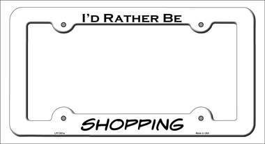 LPF-061 6 x 12 in. Novelty Metal License Plate Frame