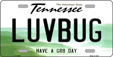 6 x 12 in. Love Bug Novelty Metal License Plate Tag