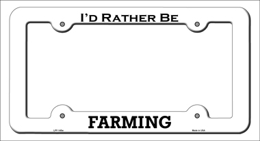 LPF-145 6 x 12 in. Farming Novelty Metal License Plate Frame
